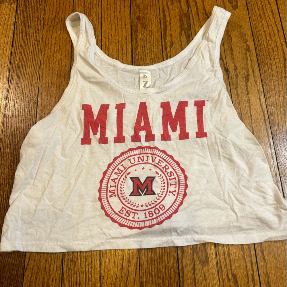 Miami of Ohio Cropped Tee